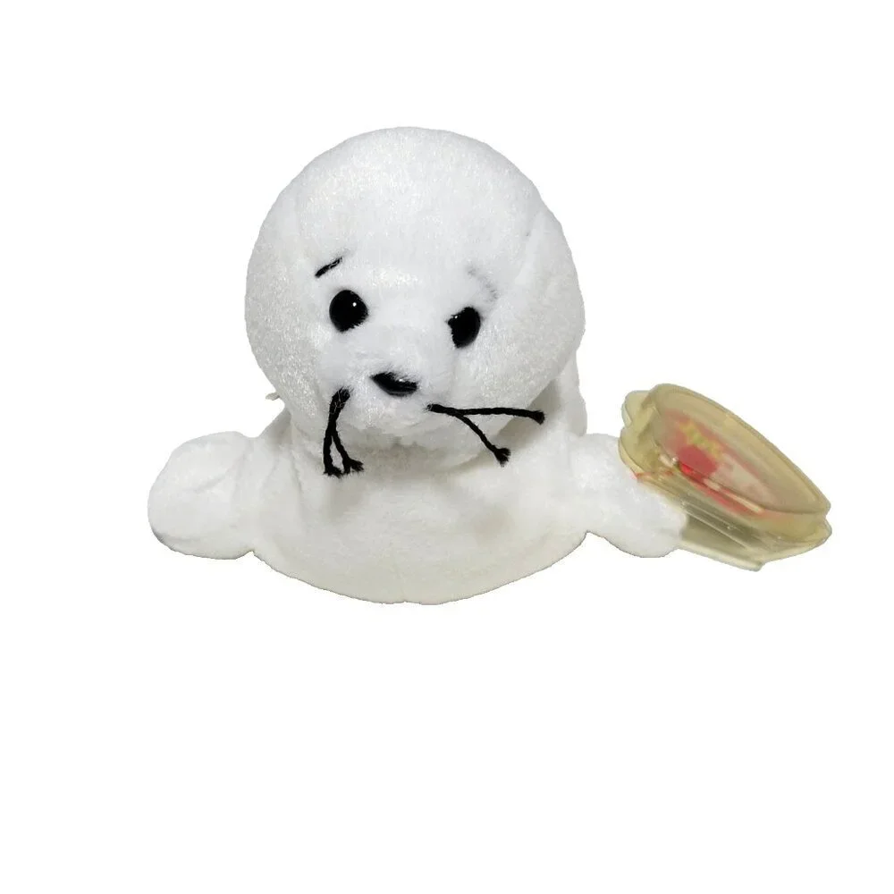 TY Beanie Baby Seamore The Seal NWT Retired 1993 Tag Protector